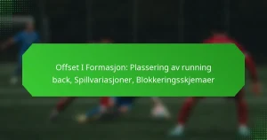 Offset I Formasjon: Plassering av running back, Spillvariasjoner, Blokkeringsskjemaer